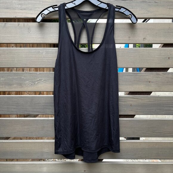 Lululemon Tranquil Tank, Mesh Crossover Back, Size 4 EUC - Picture 2 of 4